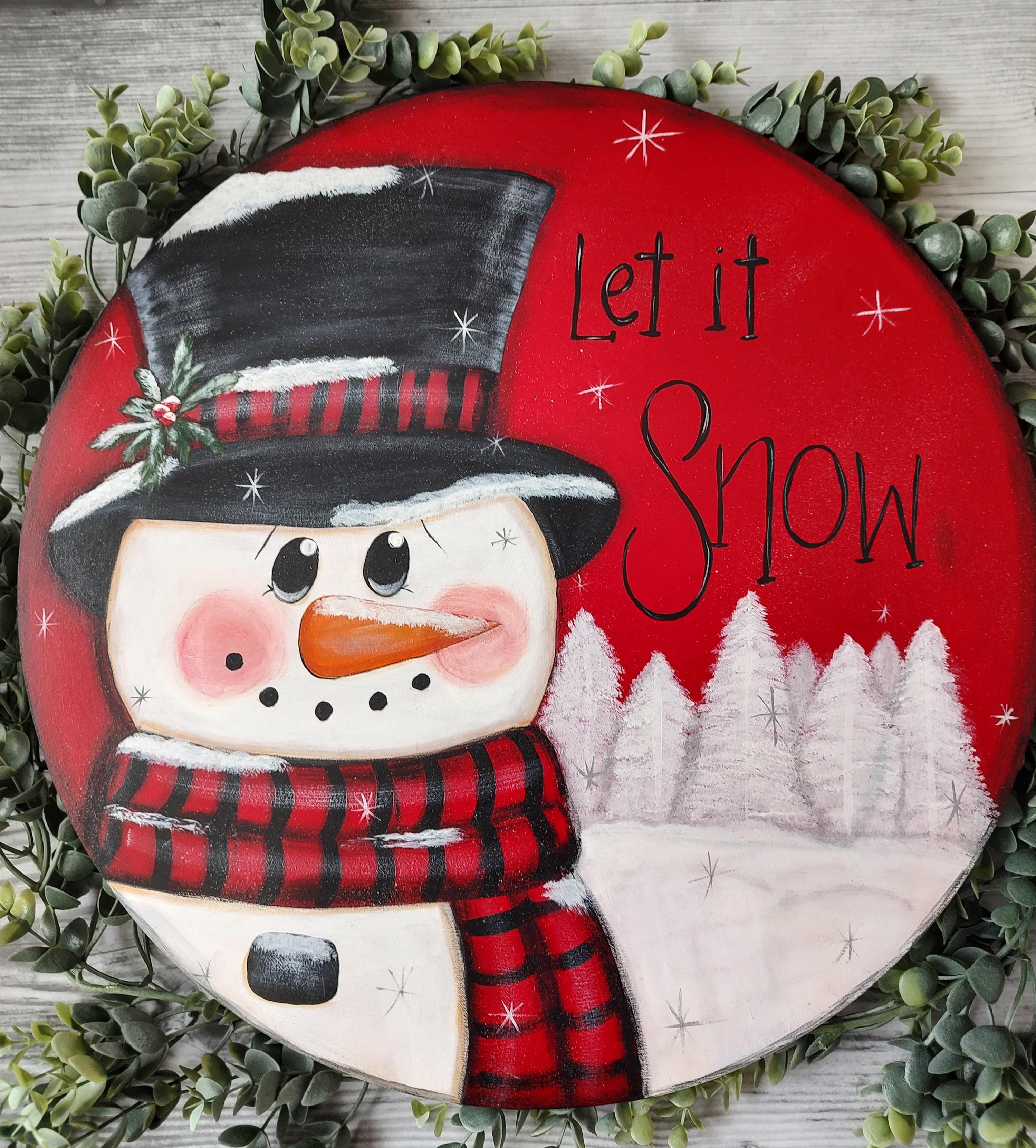 Snow In Love Door Hanger 2024