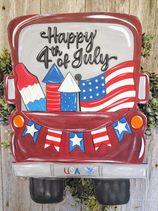 Happy July 4th Truck Patriotic truck