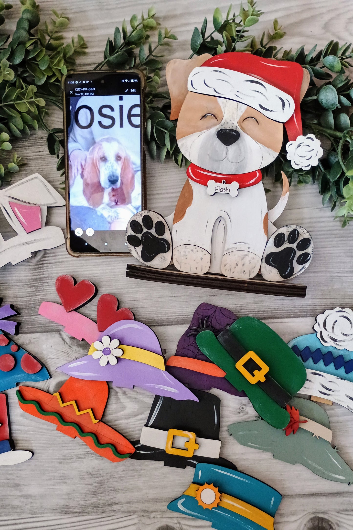 Interchangeable Hats! Adorable characters with adorable hats