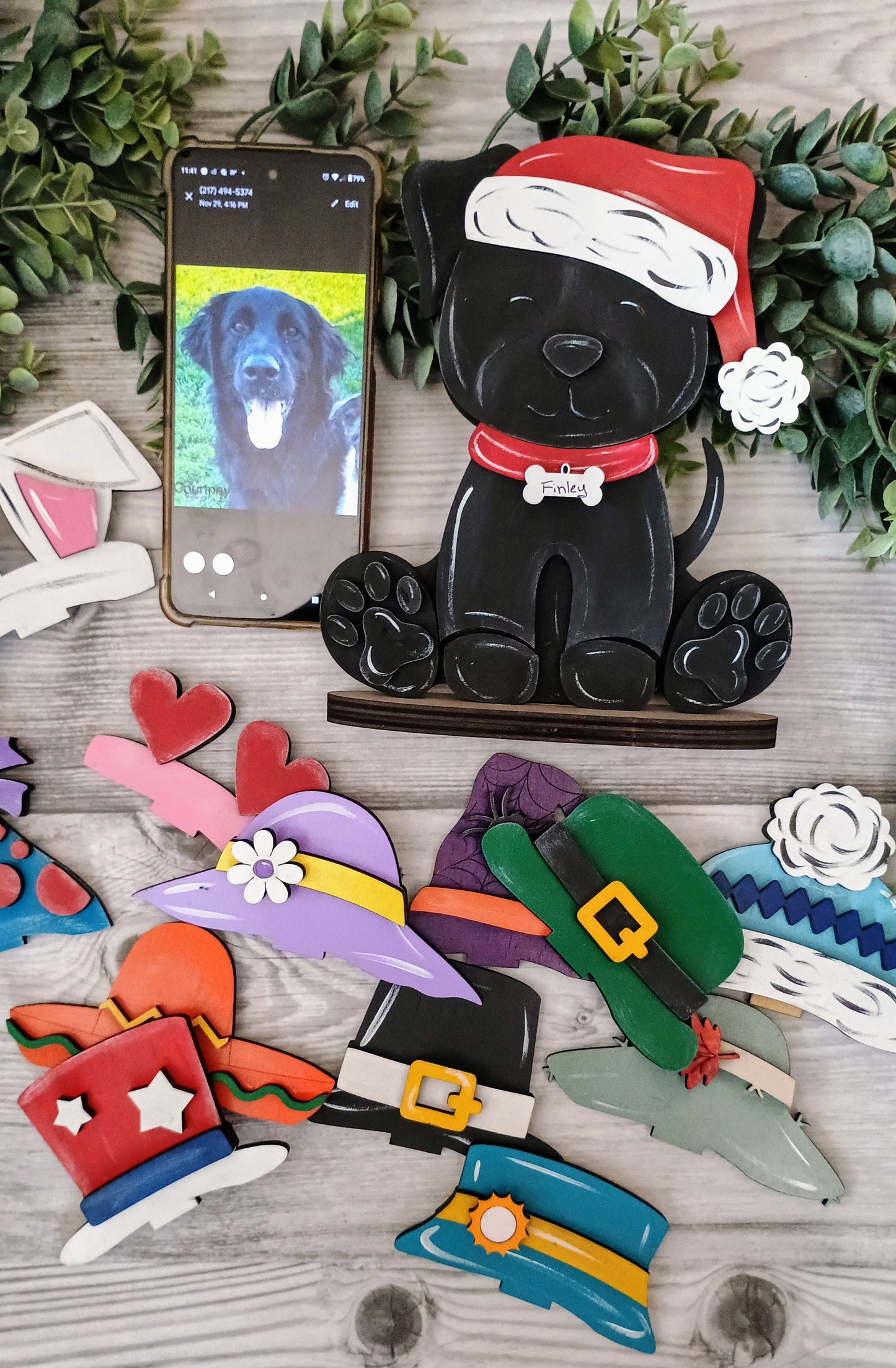 Interchangeable Hats! Adorable characters with adorable hats