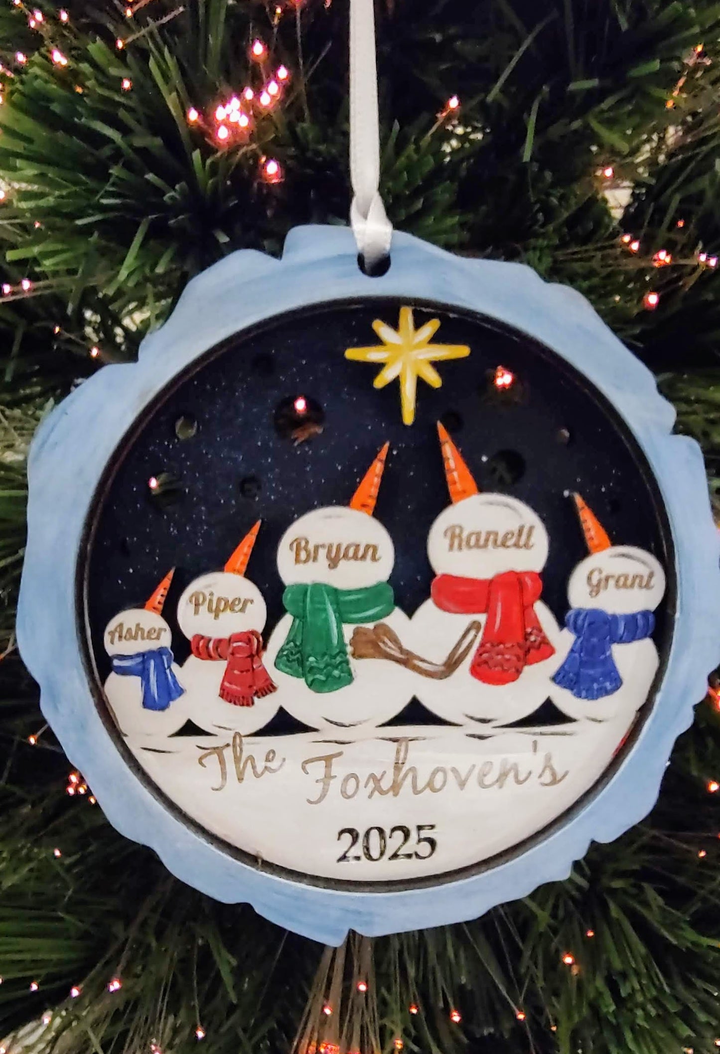 Personalized Family Ornament ~ Meaningful Christmas Gifts