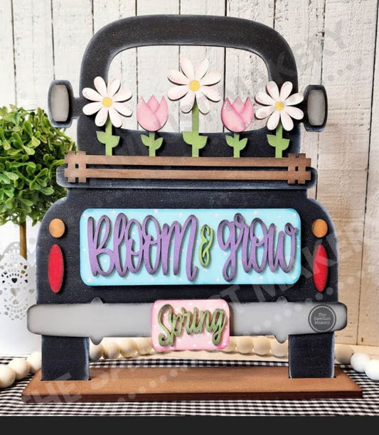 SMALL Spring Daisy Truck Insert