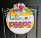 Hello Peeps Easter Door/Wall Hanger