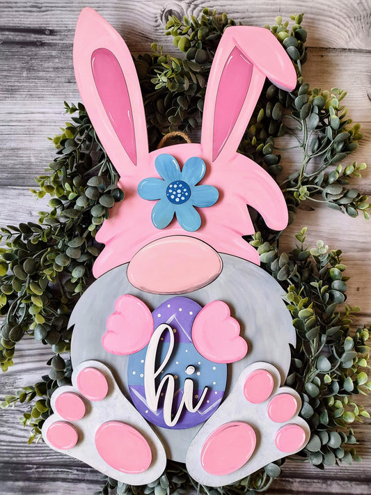 Easter Bunny Gnome Door Hanger