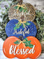 Pumpkin Trio Fall Door/Wall hanger