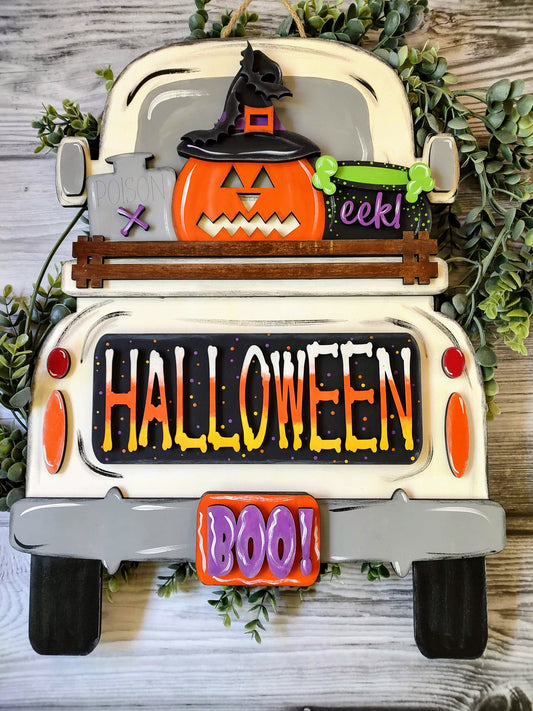 LARGE Halloween Insert for Interchangeable Truck