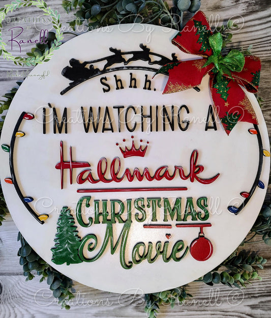 Hallmark Christmas Movie Door/Wall Hanger