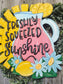 Freshley squeezed sunshine Summer Door Hanger