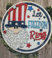 Let Freedom Ring 4th of July/Summer Uncle Sam Door Hanger