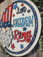 Let Freedom Ring 4th of July/Summer Uncle Sam Door Hanger