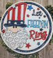 Let Freedom Ring 4th of July/Summer Uncle Sam Door Hanger