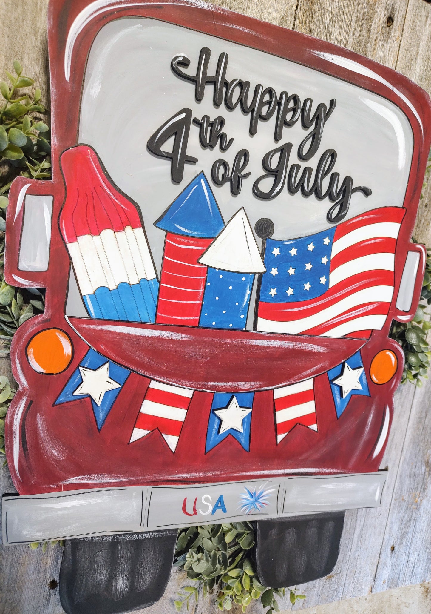 Happy July 4th Truck  Patriotic truck