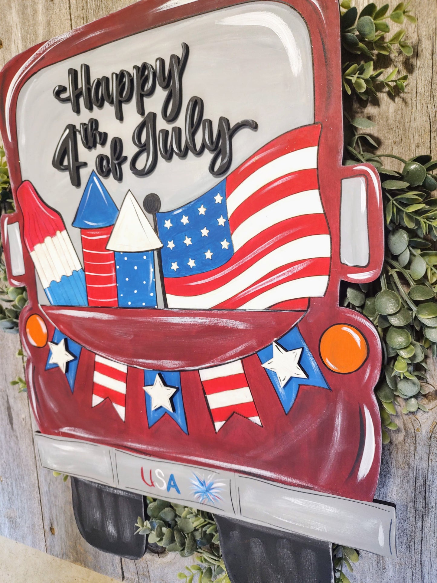 Happy July 4th Truck  Patriotic truck