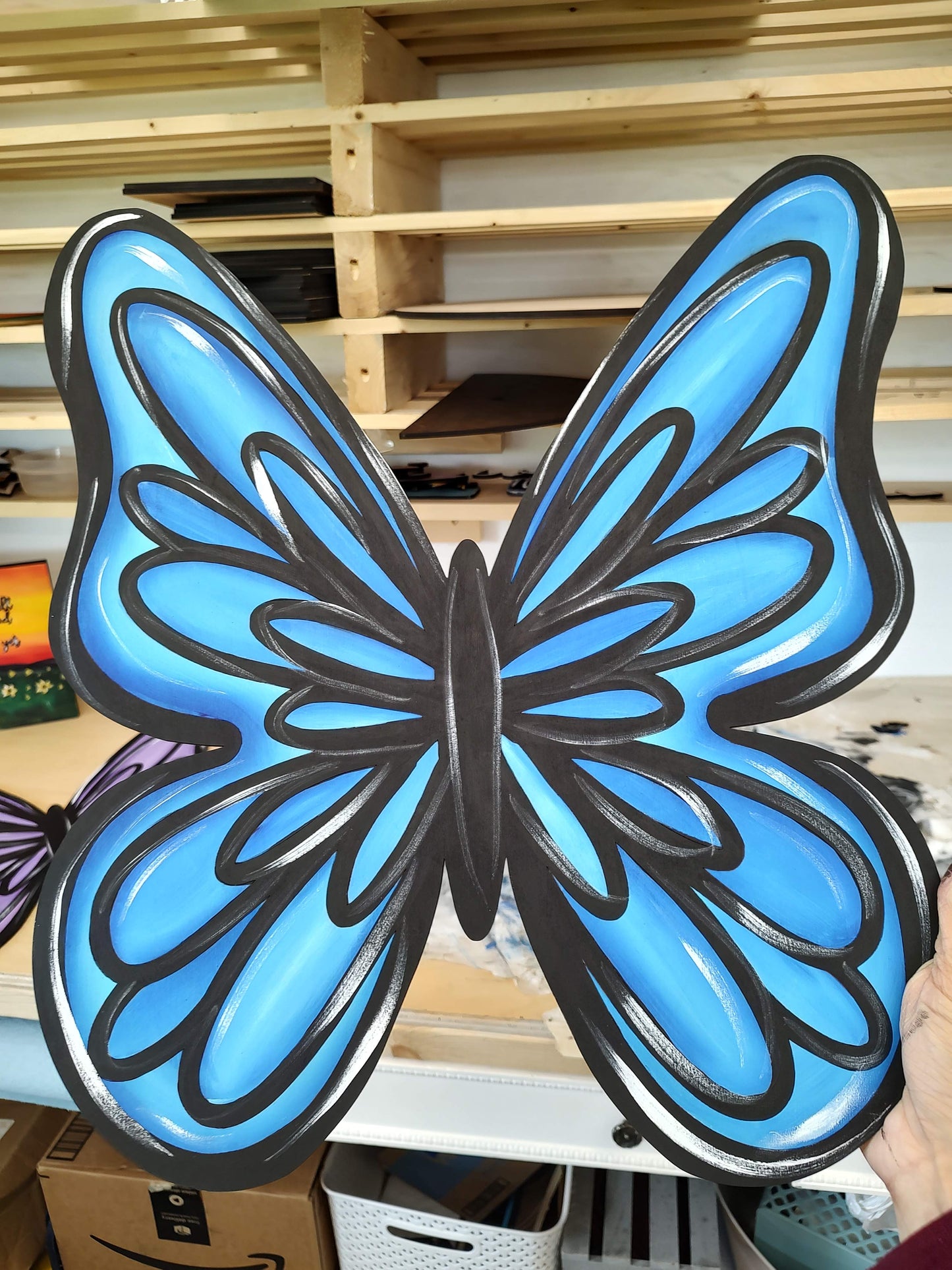 Bright and Beautiful Butterfly Door Hanger