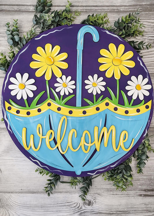 Umbrella Spring/Summer Door Hanger