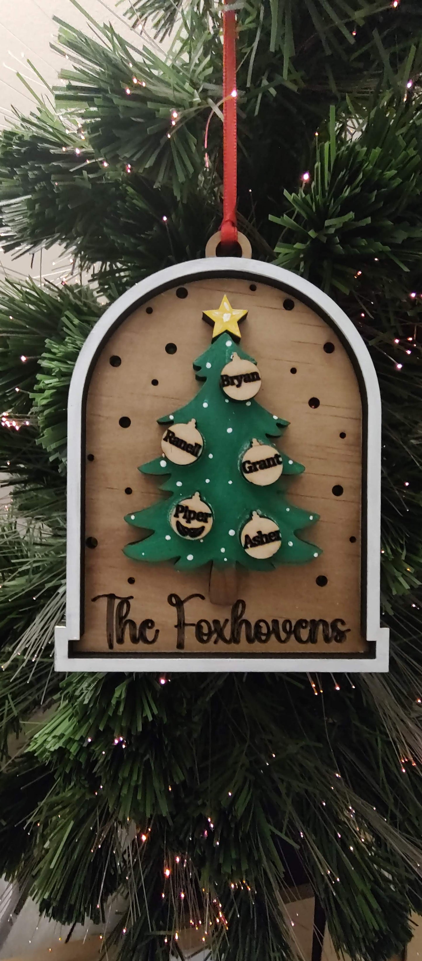 Personalized Family Ornament ~ Meaningful Christmas Gifts