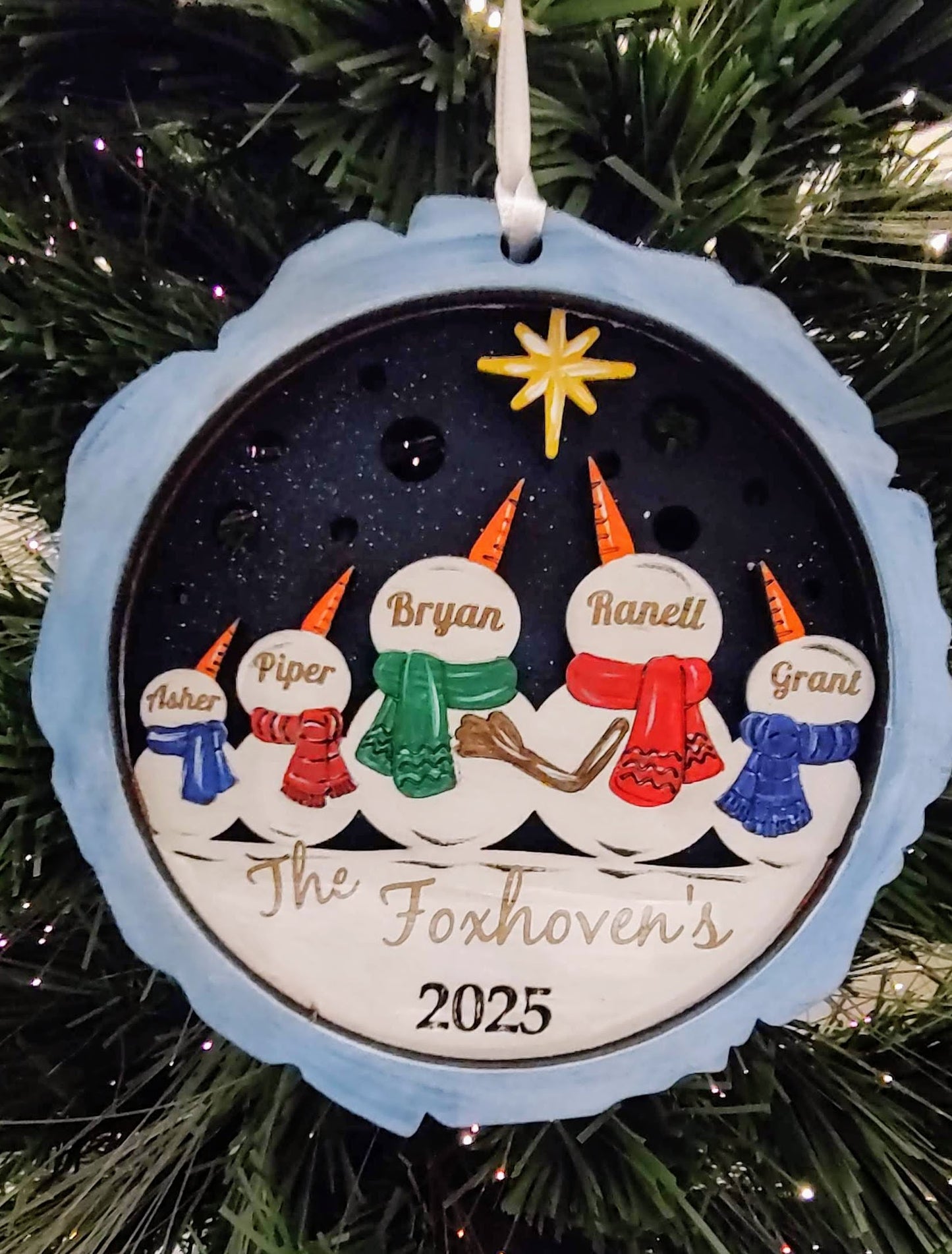 Personalized Family Ornament ~ Meaningful Christmas Gifts