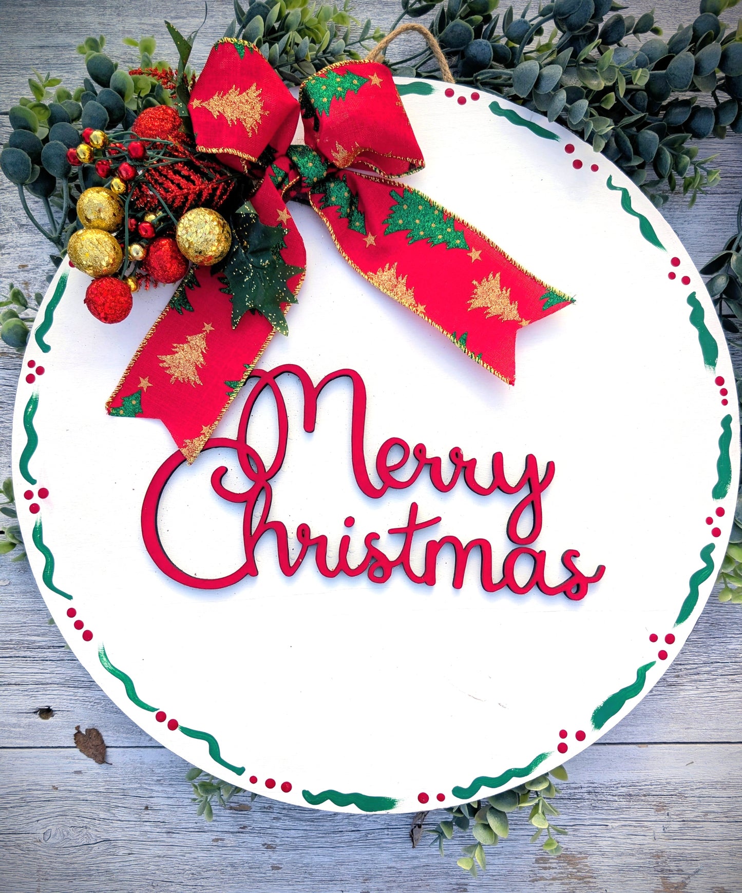 Merry Christmas Door Hanger