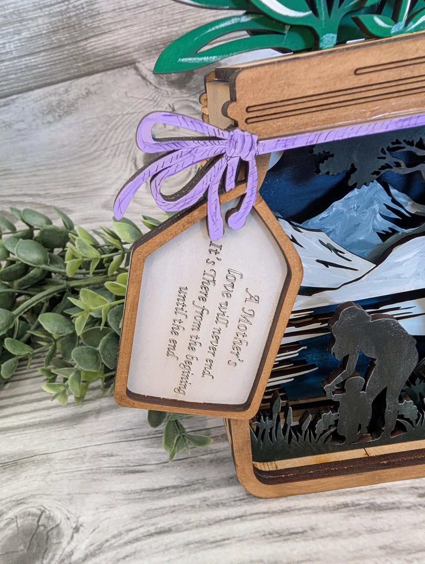 Mother's Light Up Floral Shelf Decor l Everyday Decor