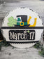 Round Truck Insert Base Laser Cut Wood Door Hanger - St. Patrick's Day - Blue – Interchangeable Home Decor – Creations by Ranell