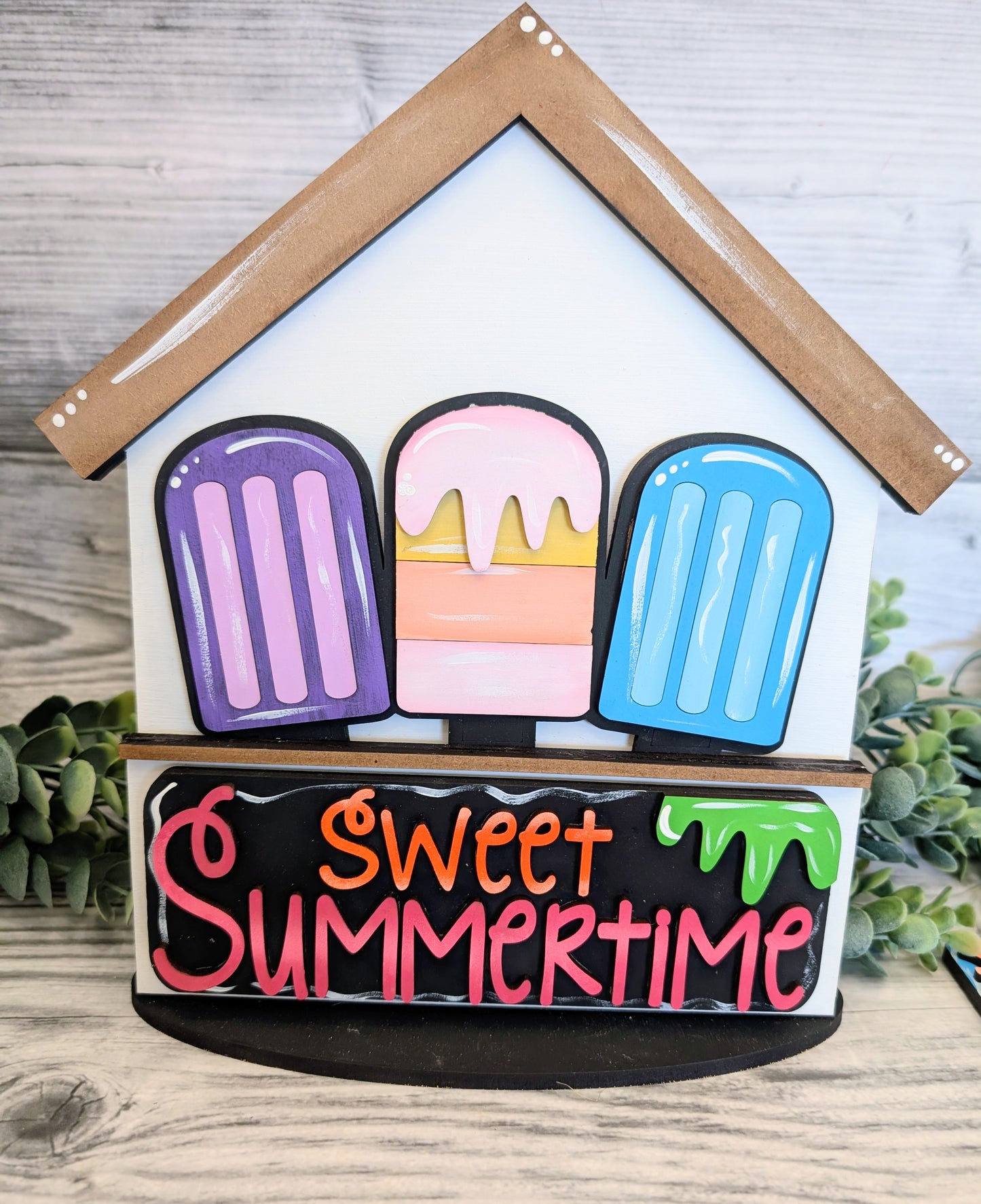 SMALL Summer Popsicle Truck Insert – Fits SMALL Famous Truck, Gnome, and House | Summer Decor