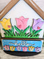 SMALL Spring Tulip Truck Insert – Fits SMALL Famous Truck & Round Door Hangers | Spring Decor
