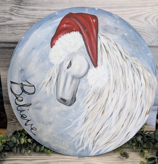 Majestic Christmas Horse Artist's Collection l Winter and Christmas Decor