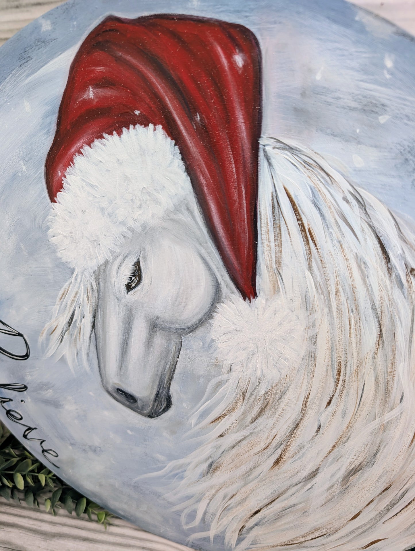 Majestic Christmas Horse Artist's Collection l Winter and Christmas Decor
