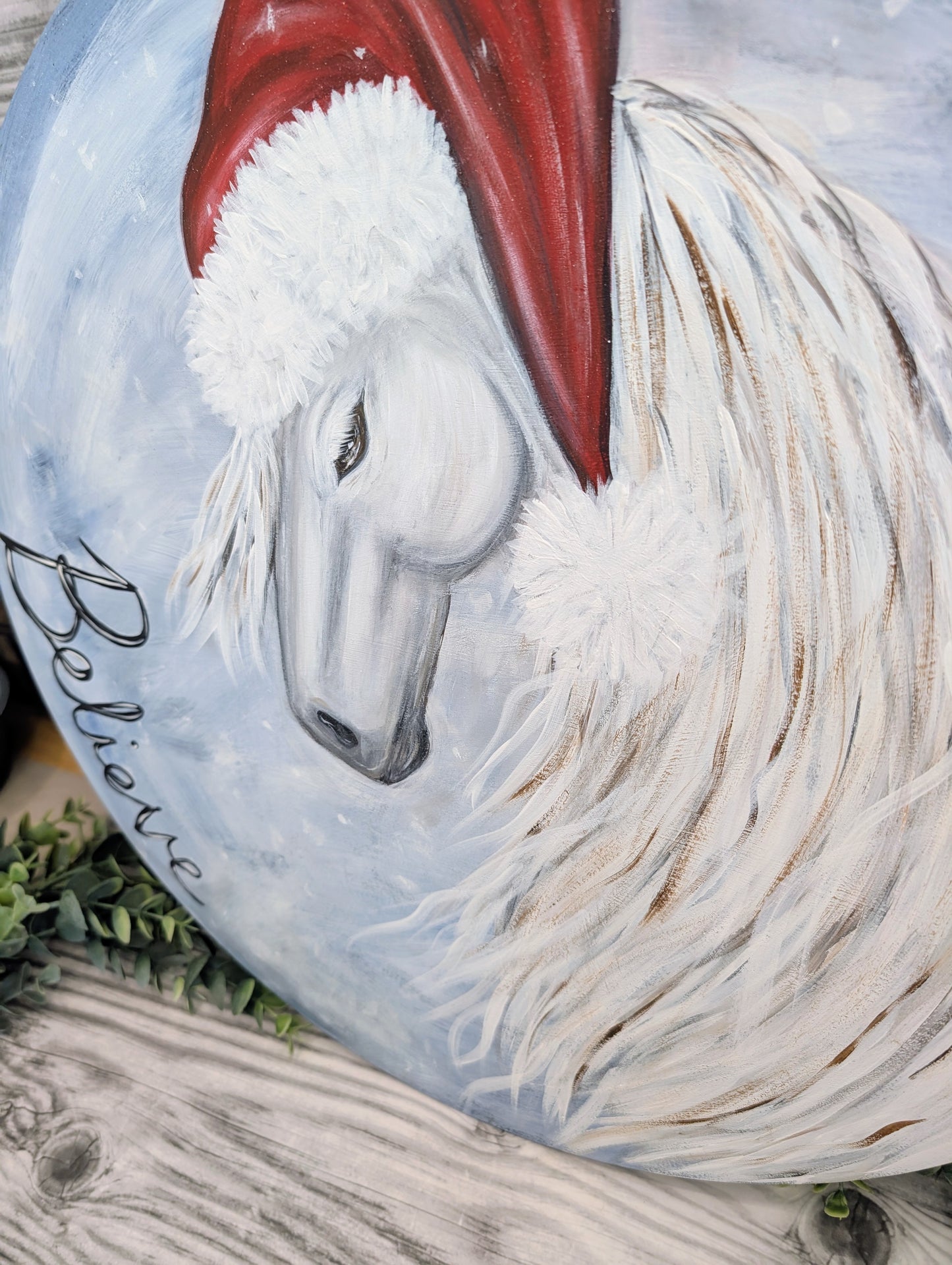 Majestic Christmas Horse Artist's Collection l Winter and Christmas Decor