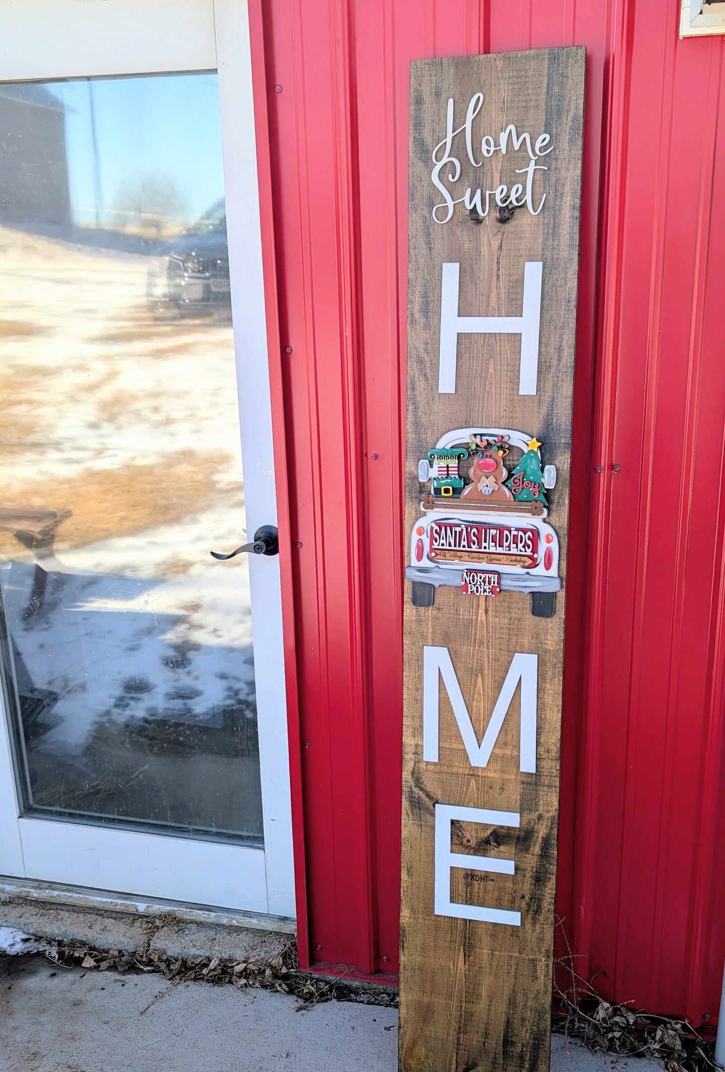 NEW! Interchangeable Truck Porch Leaner - uses SMALL truck inserts l Interchangeable decor