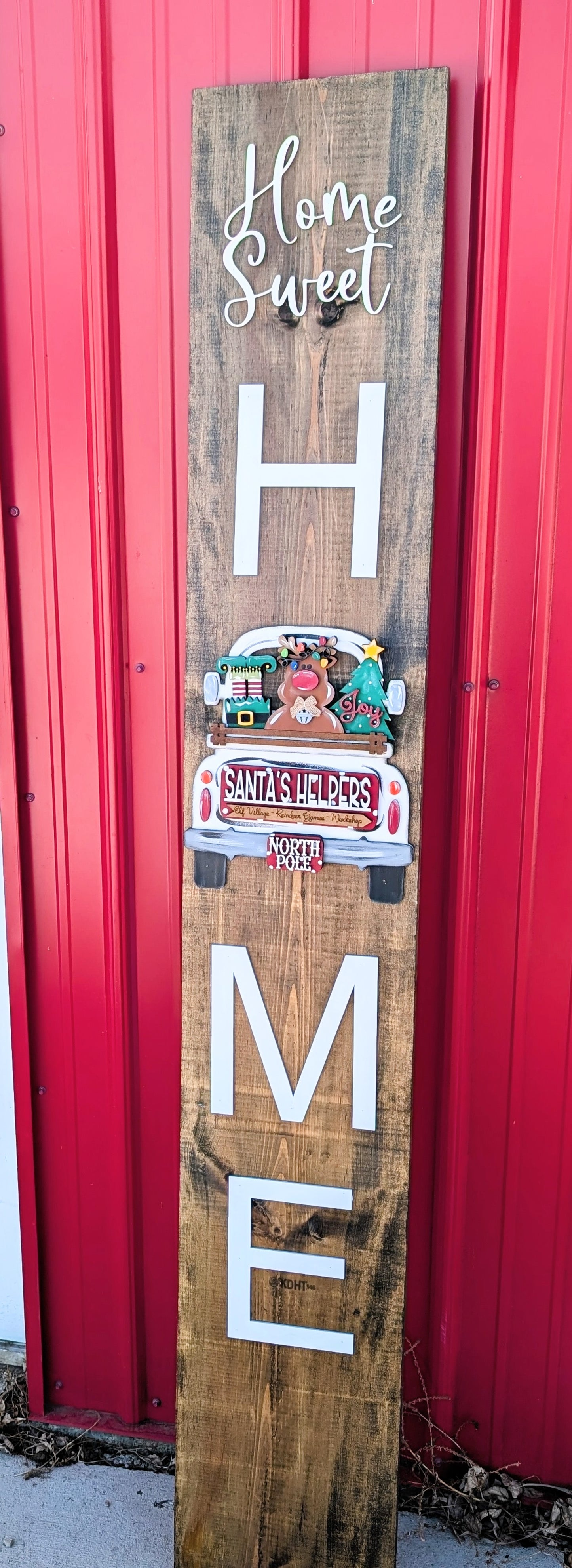 NEW! Interchangeable Truck Porch Leaner - uses SMALL truck inserts l Interchangeable decor