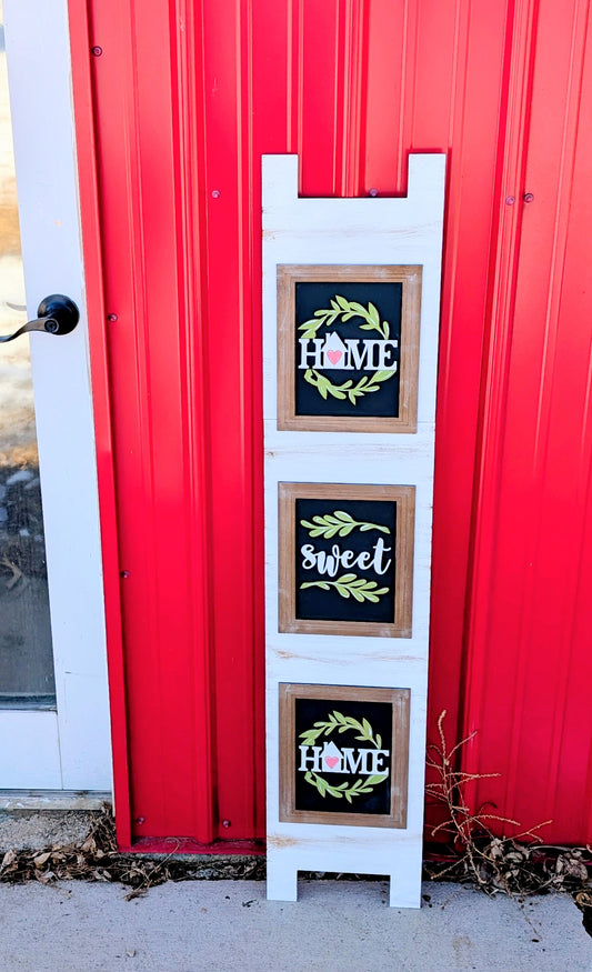 Home Sweet Home Porch Leaner l Everyday Home Decor