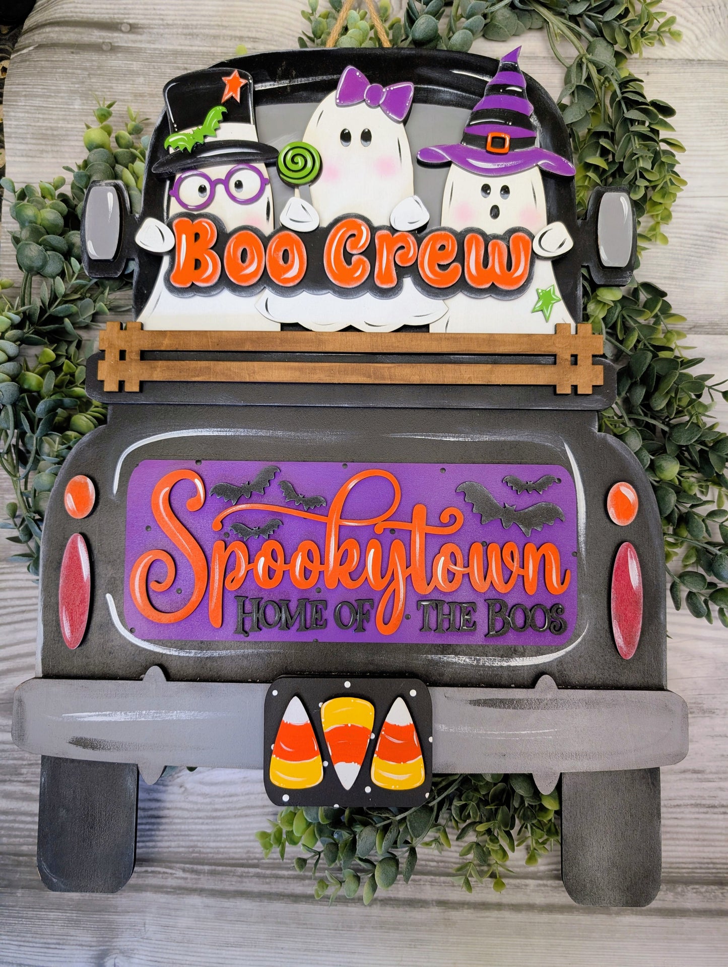 SMALL Halloween Ghost Truck Insert – Fits SMALL Famous Truck, Gnome, and House | Halloween Decor
