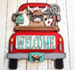 Highland Cow Welcome Insert for Interchangeable Truck and Cutting Board