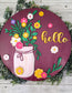 Spring Floral Mason Jar Door Hanger
