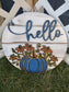 Hello Fall Classy Pumpkin