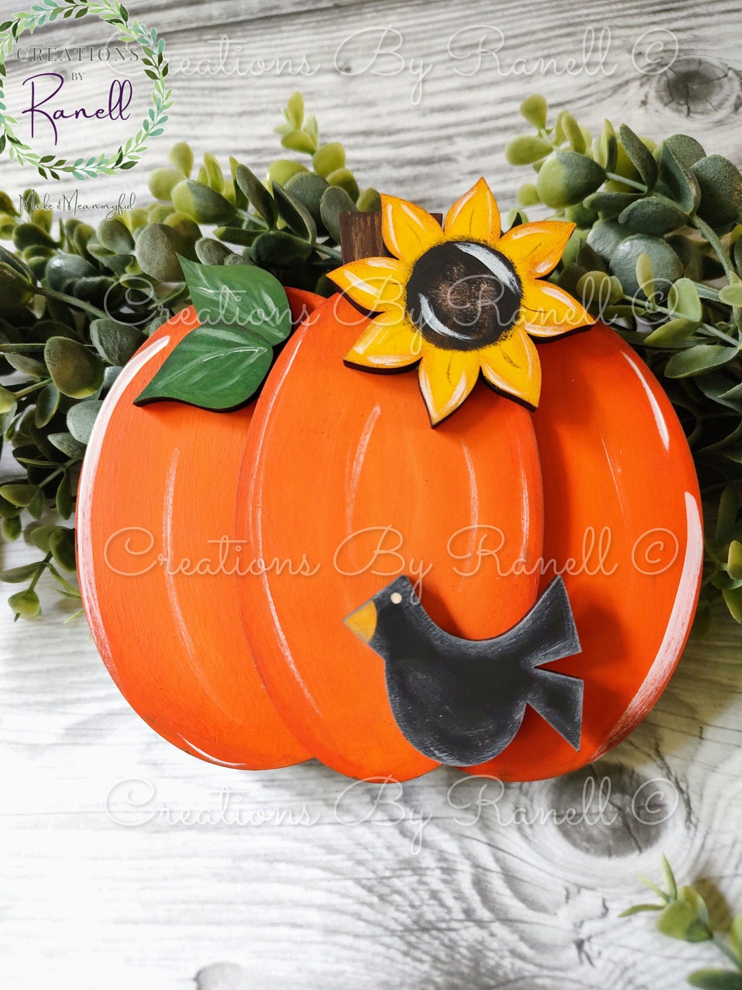 Pumpkin Shelf Sitters! Super cute and self-standing