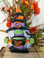 Halloween Gnomes! Self-standing, 3D hand-painted, unique Halloween/Fall gnomes. Porch fall decor. Gnome fall door hanger. Gnome shelf decor.