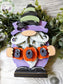 Halloween Gnomes! Self-standing, 3D hand-painted, unique Halloween/Fall gnomes. Porch fall decor. Gnome fall door hanger. Gnome shelf decor.